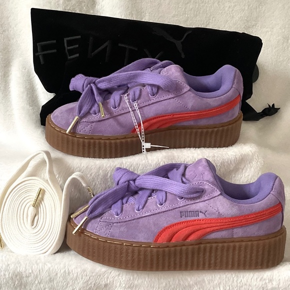 Puma Fenty Shoes - Puma Fenty Rihanna Platform Sneakers Suede Y2K Retro Creeper Size 7